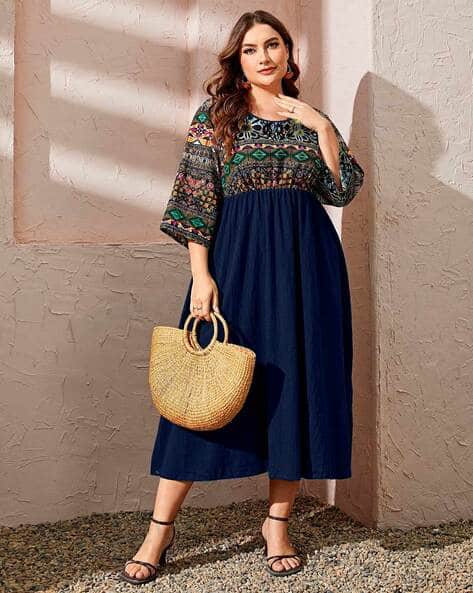 Buy Blue Dresses for Women by GG STYLE Online | Ajio.com