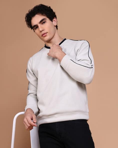 Men Slim Fit Sweatshirt