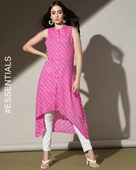 Nyrika Women Leheriya Print A-Line Kurta