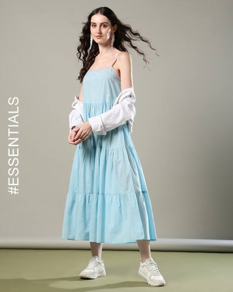 Nyrika Women Strappy Tiered Dress