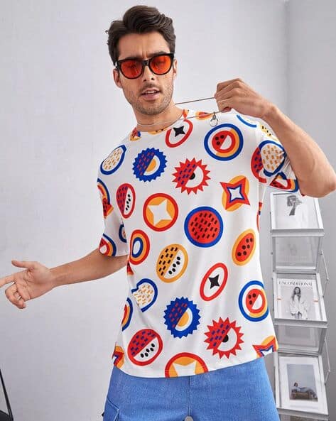 LERIYA FASHION Men Regular Fit Graphic Print T-shirt