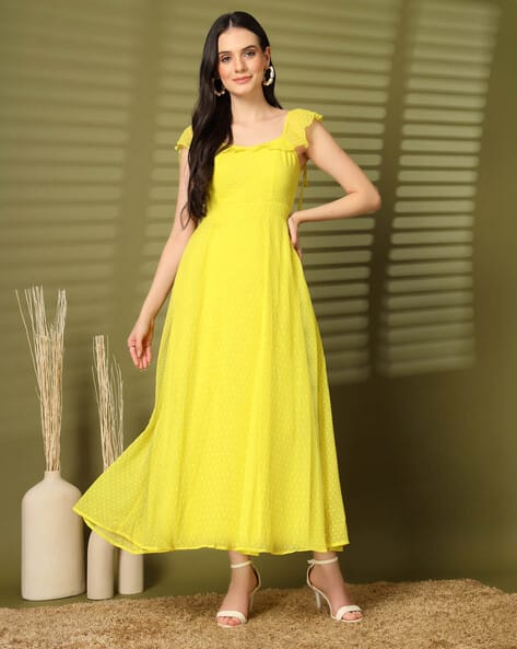 Woman Fit and Flare Dress - Main Image