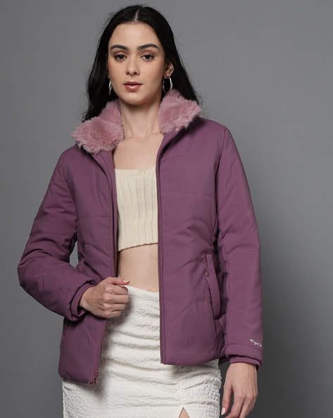 Women Regular Fit Puffer Jacket