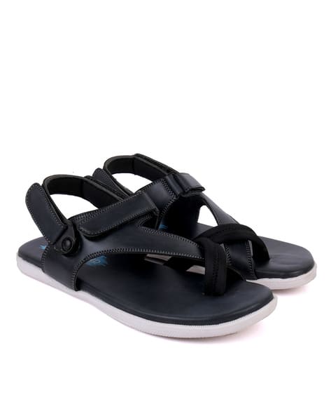 Strappy Sandals with Faux leather upper