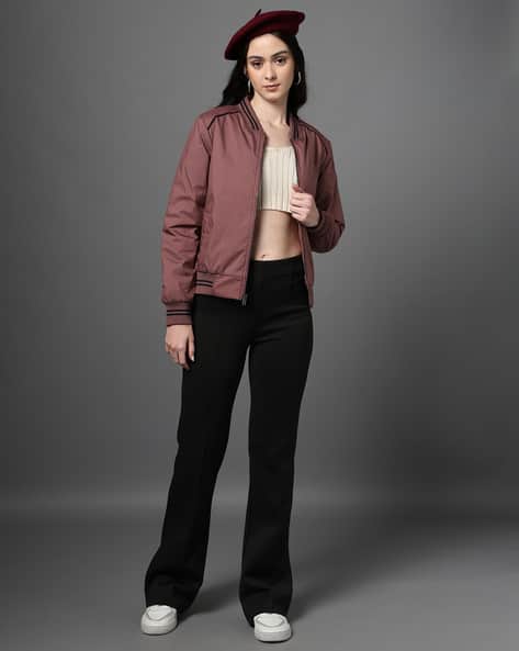 Buy Wine Jackets Coats for Women by Fort Collins Online