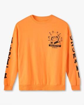 Boys Naruto Print Crew-Neck Sweatshirt-image-36