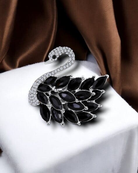Buy Black Brooches Pins for Women by Mahi Online