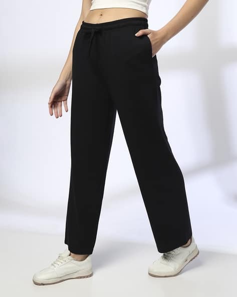 Buy Black Track Pants for Women by Teamspirit Online