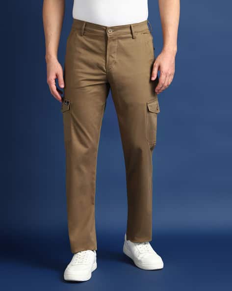 Men Straight Fit Cargo Pants