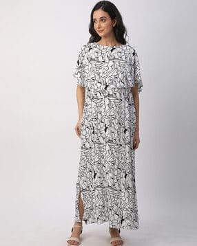 mystere paris Women Floral Print Dress-picture-46