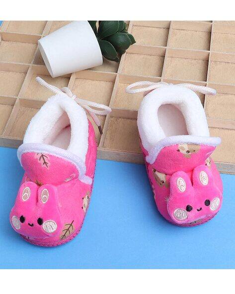Kids PU Slip-ons with Lace fastening