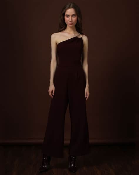 open lace back dress Viola One Shoulder Maxi Dress