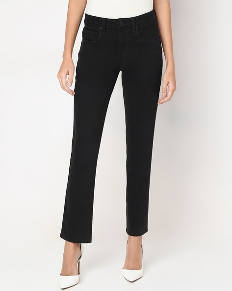 Vero Moda Women Mid-Rise Straight Jeans