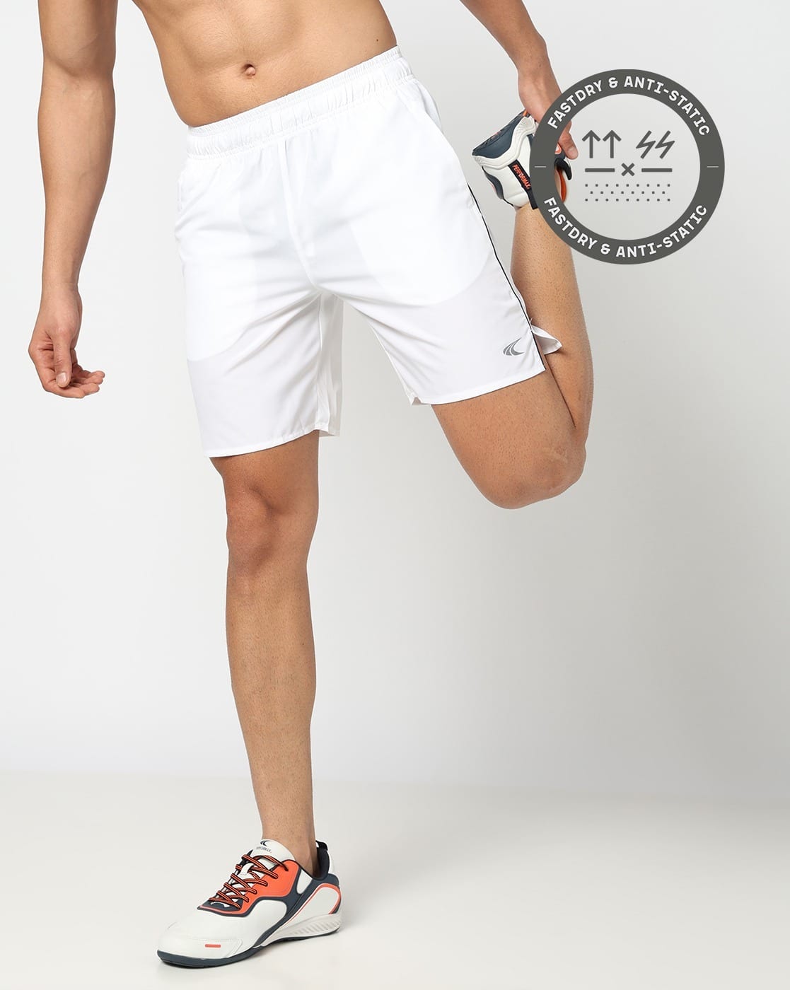 Buy White Shorts & 3/4ths for Men by PERFORMAX Online | Ajio.com