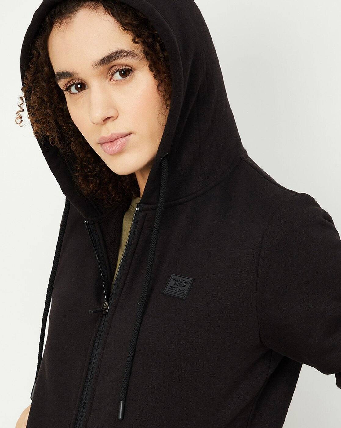 Buy MAX Women Hooded Sweatshirt Online | Ajio.com