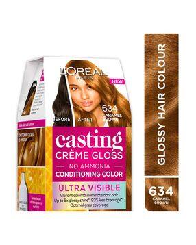 l'oreal paris Casting Creme Gloss Ultra Visible Hair Color - Caramel Brown 634-picture-15