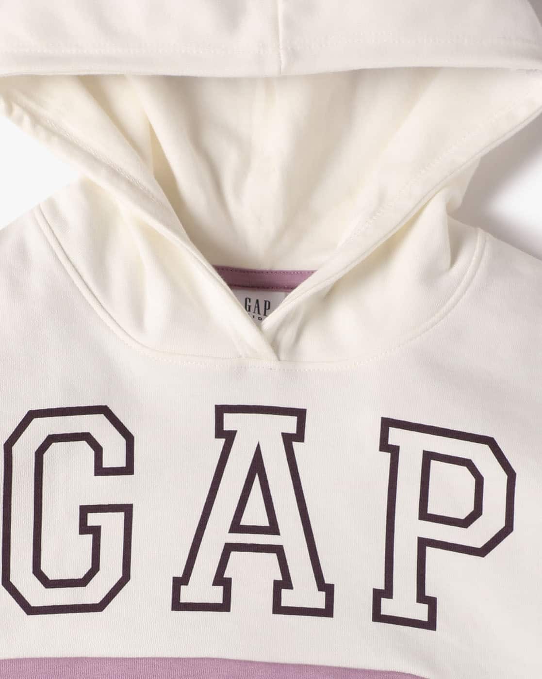 Pullover Colorblocked Logo Print Hoodie