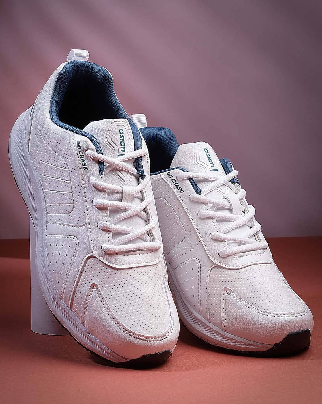 Buy ASIAN Men Flat Heel Sports Shoe wit Online | Ajio.com