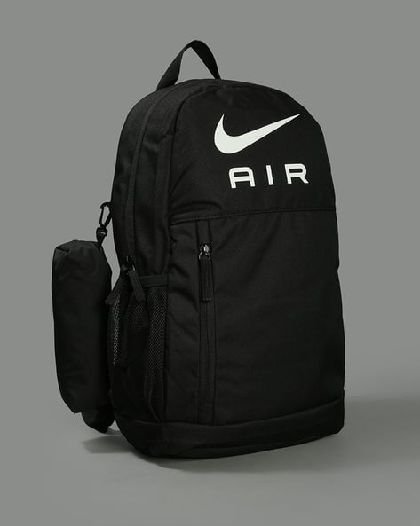 design black leather backpack Men 16