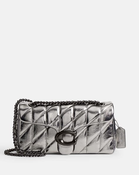 Buy Coach Tabby Shoulder Bag 26 with Quilting Silver Color Women