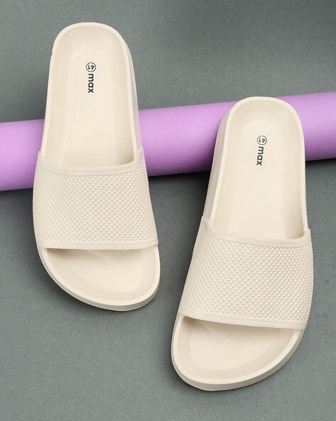 Buy BEIGE Flip Flop Slippers for Men by MAX Online