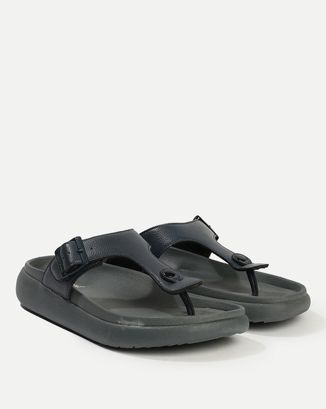 Men T-Strap Slip-On Flat Sandals