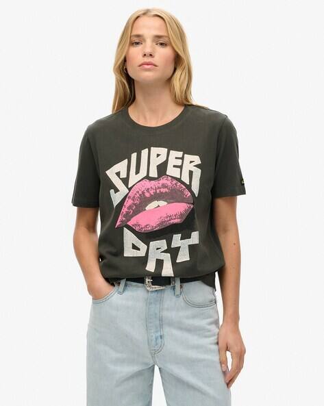 SUPERDRY Lo-Fi Punk Poster Relaxed Fit T-Shirt