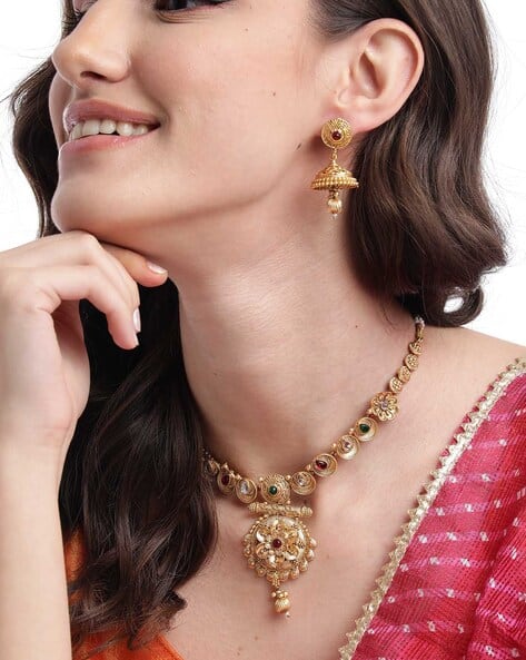 Buy Multicoloured FashionJewellerySets for Women by MANSIYAORANGE