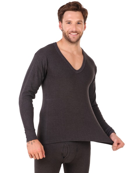 Buy Charcoal Grey Thermal Wear for Men by Inner Element Online Ajio