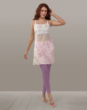 lyra Ankle-Length Leggings with Elasticated Waist-picture-45