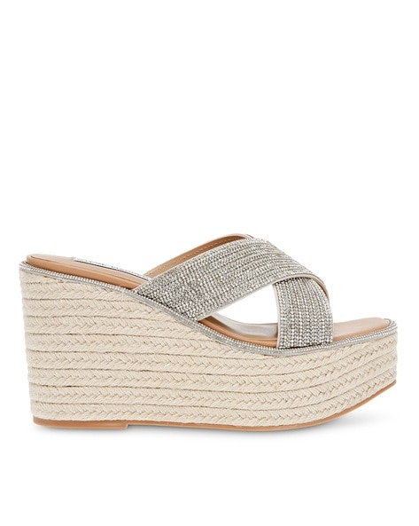 Steve Madden Women Jelisa-R-In Embellished Wedges