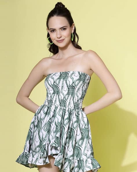 Buy Forest Green 1 Dresses for Women by OOMPH! Online | Ajio.com