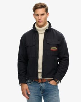 superdry Patched Zip Through Jacket-picture-24