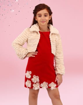 cutecumber Women Embellished Shift Dress-picture-13