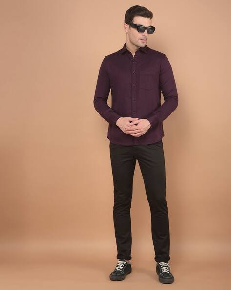 CRIMSOUNE CLUB Men Slim Fit Chinos