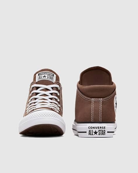 Low Top Converse Leather Shoes For Women Buy Brown Sneakers For