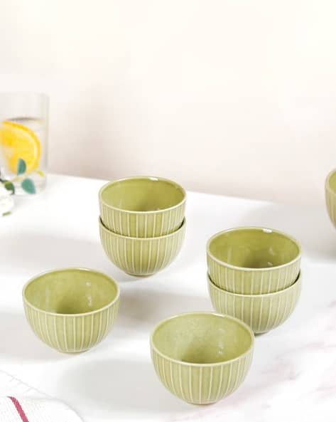 Buy Olive Green Serveware Drinkware for Home Kitchen by