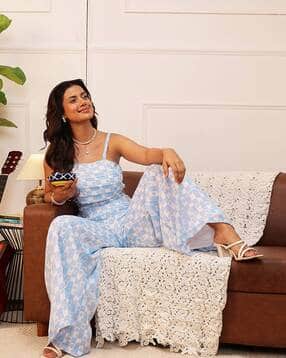 quiero Women Floral Print Strappy Jumpsuit-picture-20