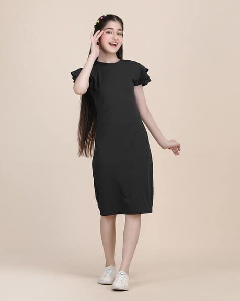 Buy DEKLOOK Girls Bodycon Dress Online | Ajio.com