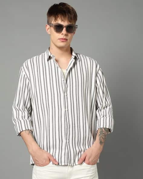 The Indian Garage Co Men Striped Relaxed Fit Shirt