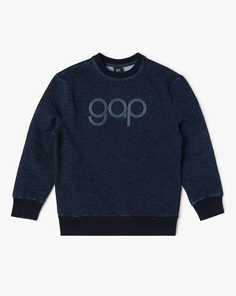 Gap Kids Logo Embroidered Sweatshirt