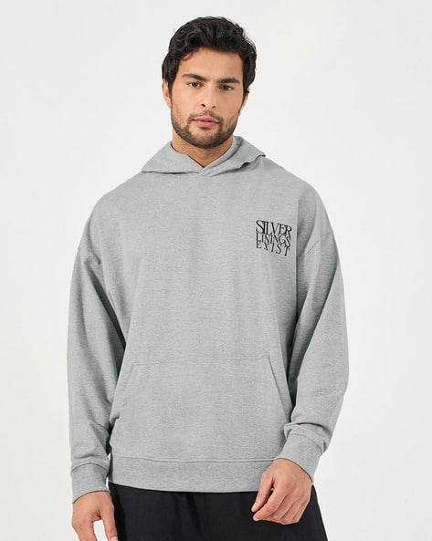 Buy Grey Sweatshirt & Hoodies for Men by Styli Online | Ajio.com