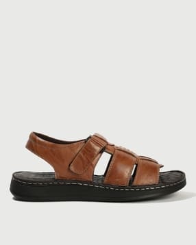 Men Slip-On Sandals with Velcro Fastening-image-18
