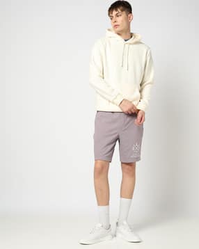 gap Solid Logo Embroidered Mid-Rise Shorts-picture-28