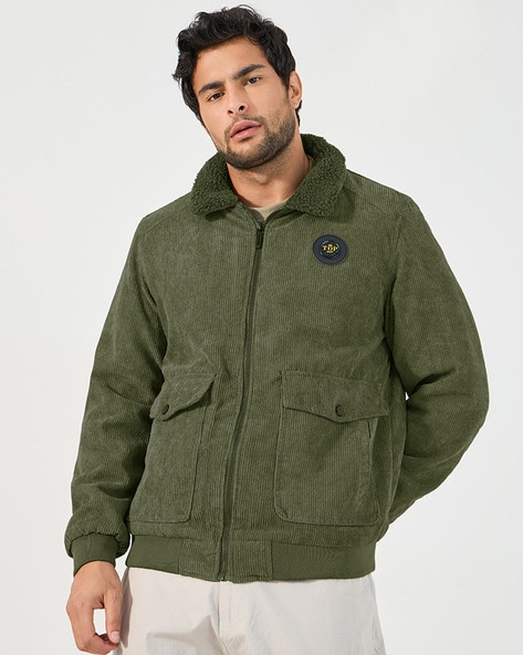 Men Regular Fit Jacket