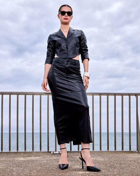 Buy Black Skirts for Women by MADAME Online | Ajio.com