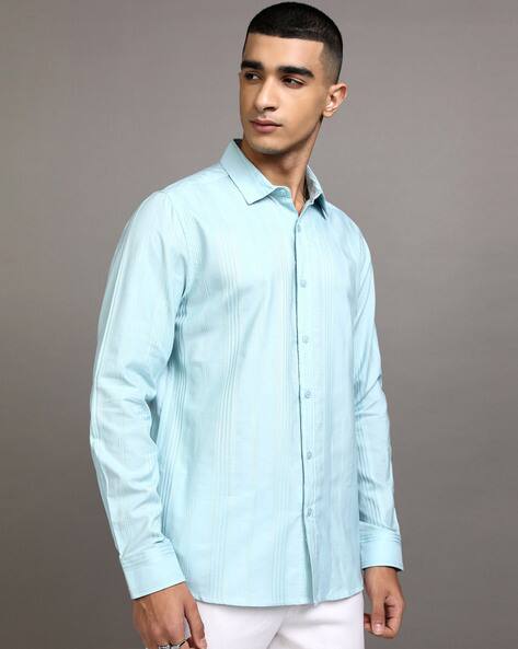Ketch Men Stripes Slim Fit Shirt