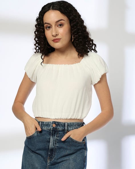 Buy White Tops for Women by RIO Online