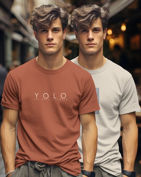 Pack of 2 Men T-Shirt