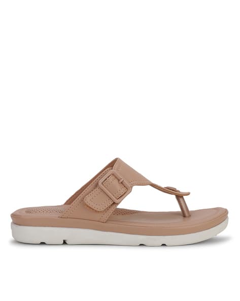 Buy Tan Flip Flop Slippers for Women by Bata Online - Main Image